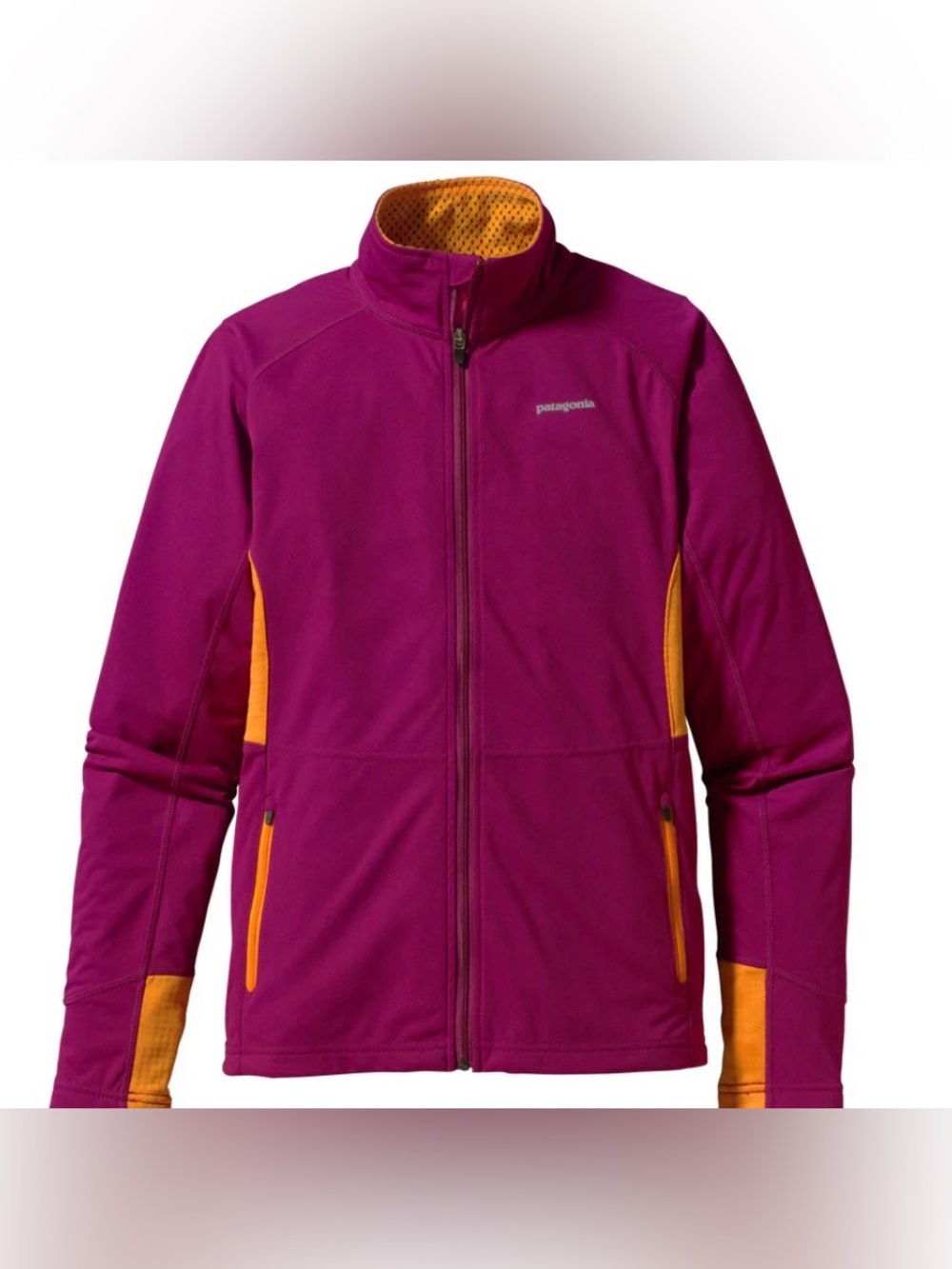 Patagonia Women’s Medium Wind Shield Jacket Magenta/Orange